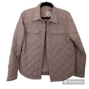 Love tree medium quilted blush pink jacket. Snap buttons, worn only once.